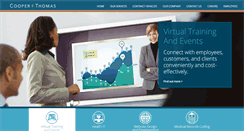 Desktop Screenshot of cooperthomas.com